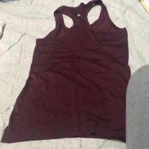 Maroon Lululemon tank size 6
